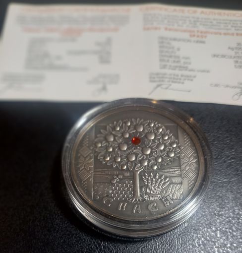 Серебро Спасы, 20 рублей 2009 год.