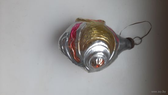 Ёлочная игрушка,,Рыбка,,СССР.