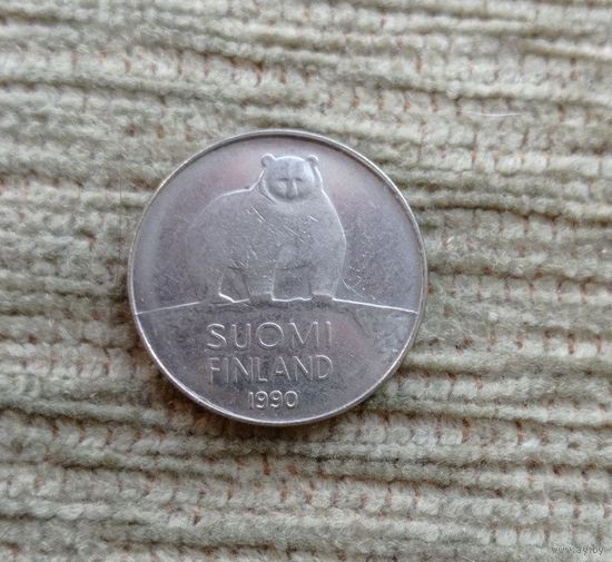 Werty71 Финляндия 50 пенни 1990 Медведь