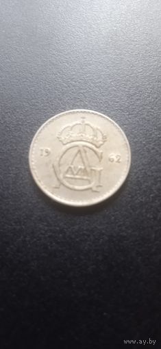 Швеция 25 эре 1962 г.