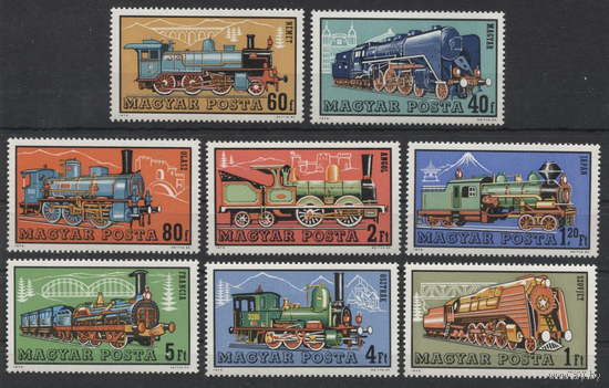 Венгрия. 1972 год. Железная дорога. Паровозы.**