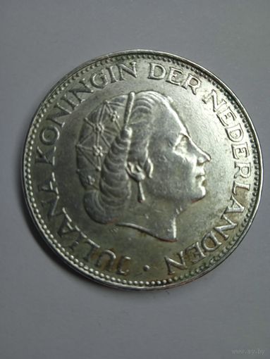 2 1/2 гульдена, Нидерланды 1966 г