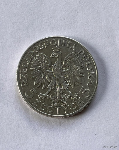 5 злотых 1933