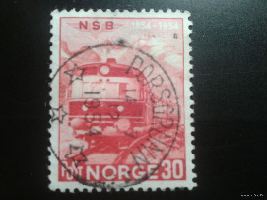 Норвегия 1954 поезд