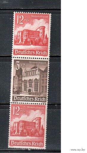Германия-1940,(Мих.S267) **/* , Зимняя помощь, Архитектура, Замки