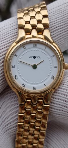 РЕДКИЕ ЧАСЫ ALCONDA ПОЗОЛОТА 18 КАРАТ МЕХ ETA ОРИГИНАЛ  СОСТОЯНИЕ  !!! . Распродажа Коллекции !!! .Экспресс  Аукцион с РУБЛЯ    .Много лотов в продаже .