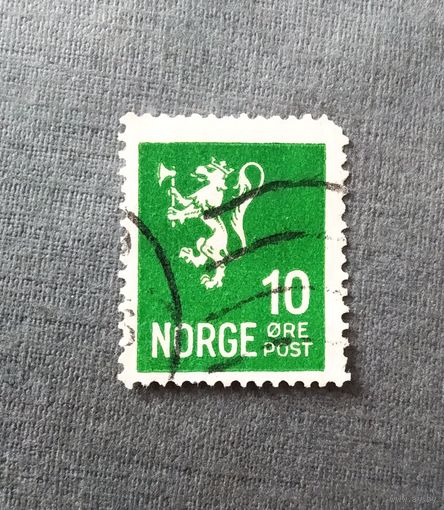 Марка Норвегия 1922-1926 г.г. Герб