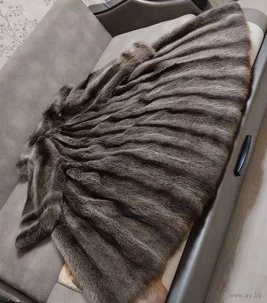 ДЛИННАЯ 132 см ЕНОТОВАЯ ЛЮКС ШУБА. РОССИЯ. РАЗМЕР 54-58