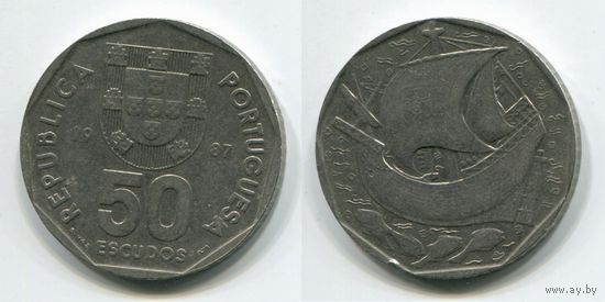 Португалия. 50 эскудо (1987)