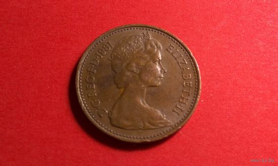 1 пенни 1981. Великобритания.