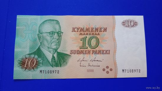 Финляндия 10 марок 1980