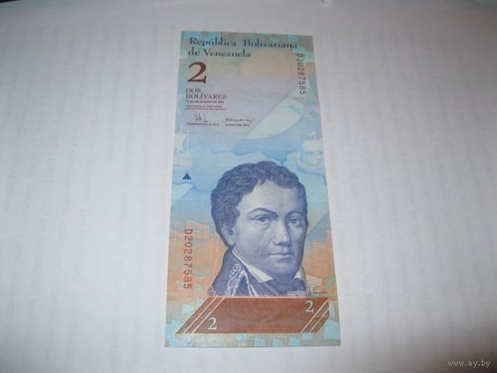 Венесуэла 2 боливара 2008