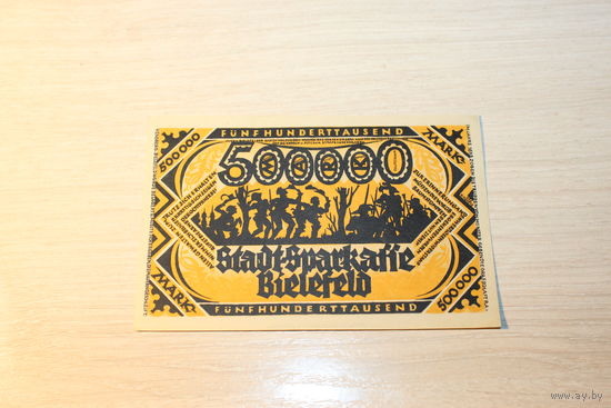 Пятьсот тысяч марок, 500.000 марок 1923 года, Германия.