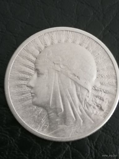 2 злотых. Ядвига 1934г.