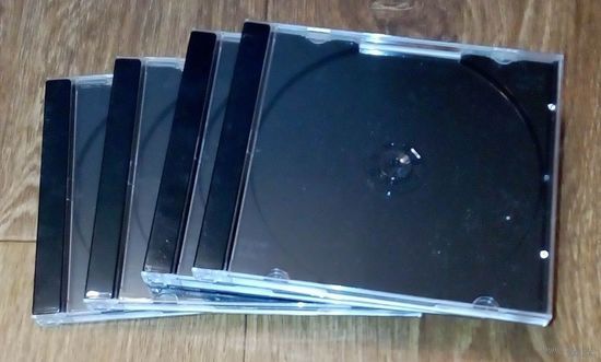 Боксы (кейсы) для CD дисков. 10 штук. Новые.