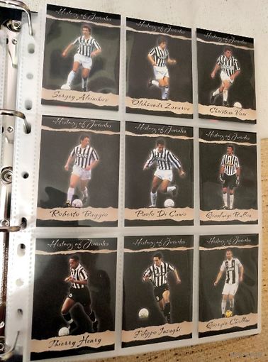Карточки Ювентус (Juventus) поштучно. Список игроков в описании. Оптом дешевле.