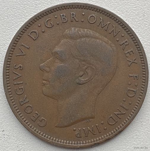 Великобритания 1 пенни 1939 г.
