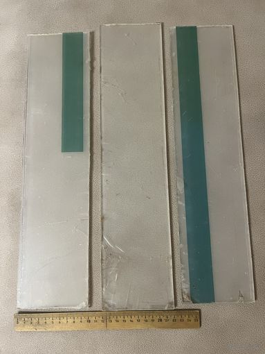 Оргстекло прозрачное, размеры 437х100х5 мм, 420х100х5 мм, 417х100х5 мм, цена за 1шт