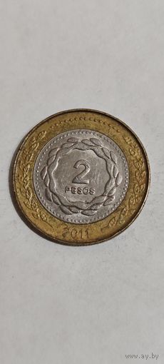 Аргентина 2 песо 2011
