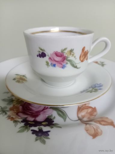 Сервиз мейсенский букет