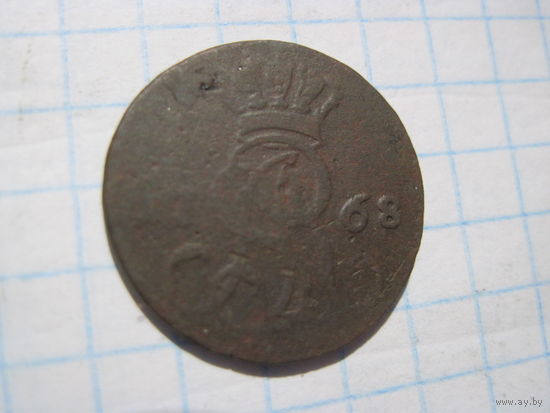 Грош 1768 г. с рубля!