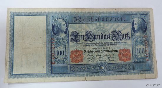 100 марок 1910 г. Германия.