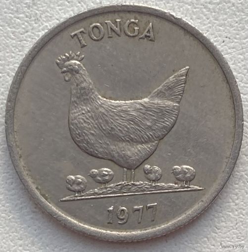 Тонга 5 сенити 1977 г.
