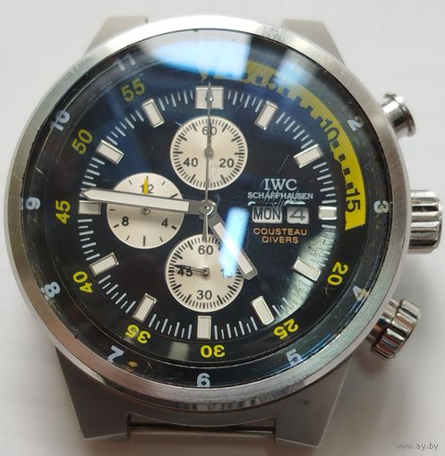 Часы "IWC" Calipso,реплика,хронограф,полностью исправные,крупные