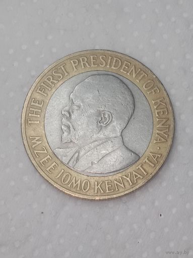 Кения 10 шиллингов 2005 года .