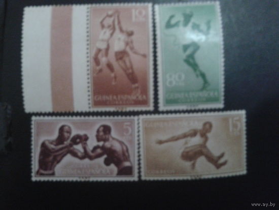 Гвинея 1958 колония Испании спорт