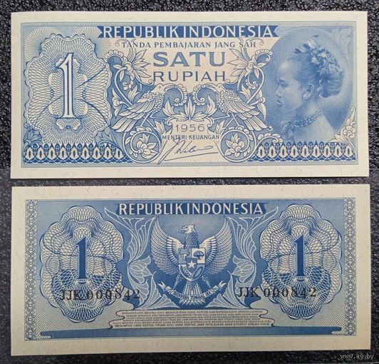 1 рупия Индонезия 1956 г. UNC