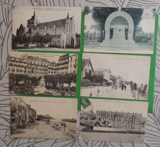 Открытки, Франция, до 1917 г.