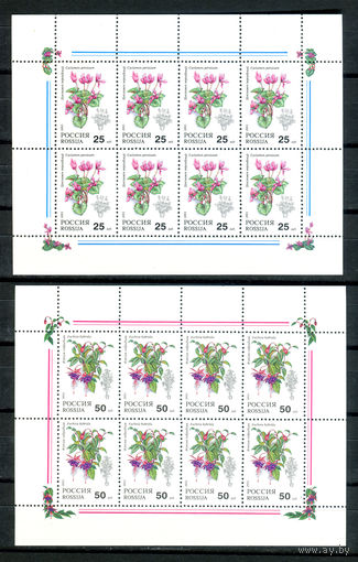 Россия - 1993г. - Комнатные растения - полная серия, MNH [Mi 298-299] - 2 малых листа
