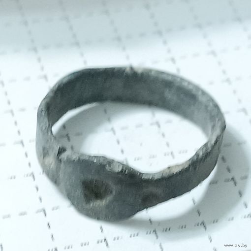 Лот колец #4 оловянные кольца , 3 шт