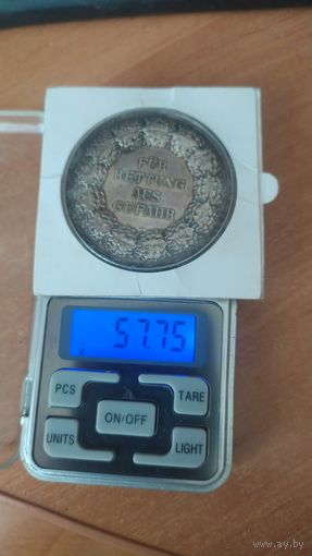 Настольная медаль "За спасение из опасности" Пруссия