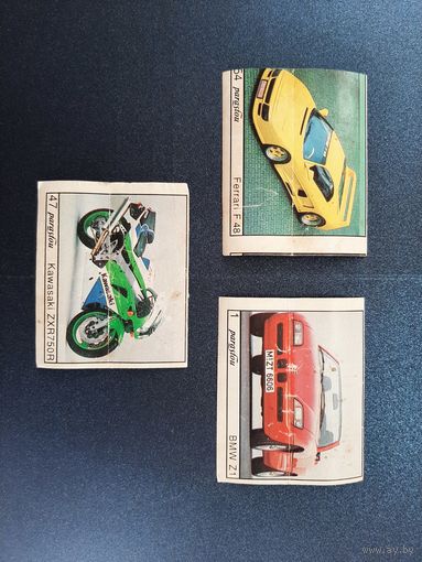 Вкладыши Parastou (Car 2000). Редкая автосерия. Состояние хорошее. Цена за 1 шт. 40 р., за 2-3 шт. по 35 р. В коллекцию.