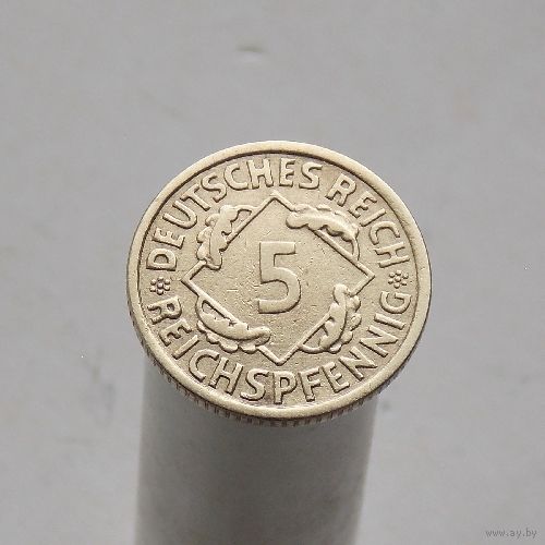 Германия 5 рейхспфеннигов 1930 A