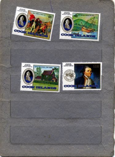 ОСТРОВА КУКА, 1983, Австралийская филат. выставка серия 4м
