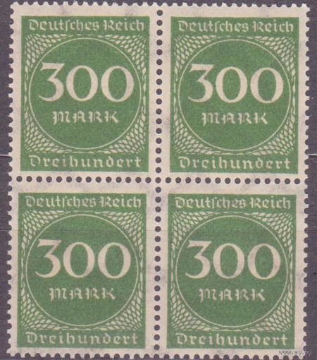 ГЕРМАНИЯ, стандарт КВАРТБЛОК ** 1922 \\3
