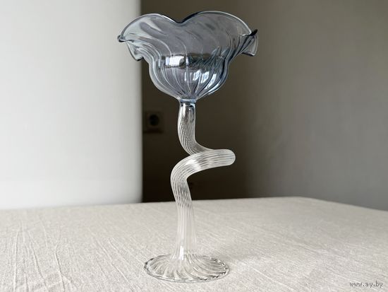 Подсвечник из муранского стекла La Murrina подписной 17х10см