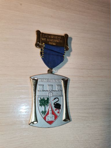 Памятный знак 1981 года, Вермельскирхен, тяжёлый металл.