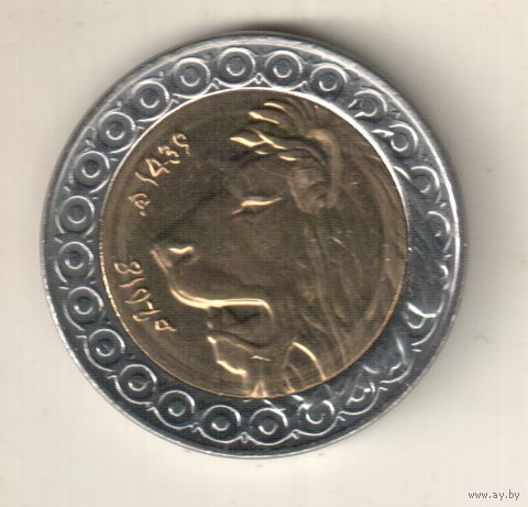 Алжир 20 динар 2018