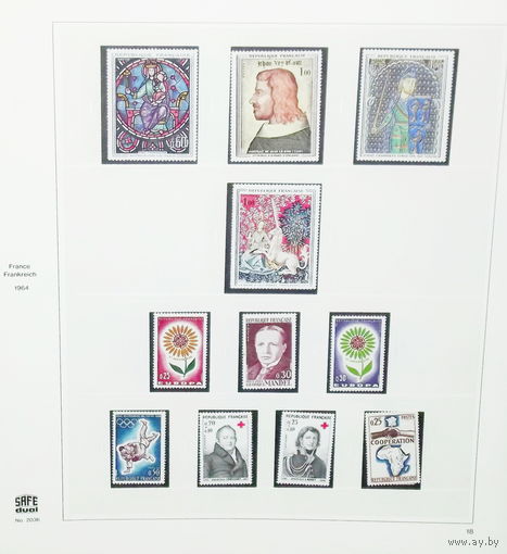 ФРАНЦИЯ.Хронология.РАСПРОДАЖА АЛЬБОМА ПОСТРАНИЧНО !Могут встречаться аккуратные наклейки! СОСТОЯНИЕ НА ФОТО !