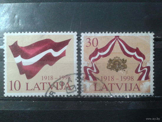 Латвия, 1998. 80 лет независимости, полная серия