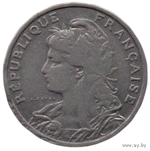 ФРАНЦУЗСКАЯ РЕСПУБЛИКА. 25 САНТИМОВ 1904.