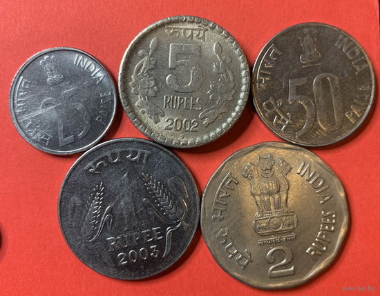 Индия 5 монет