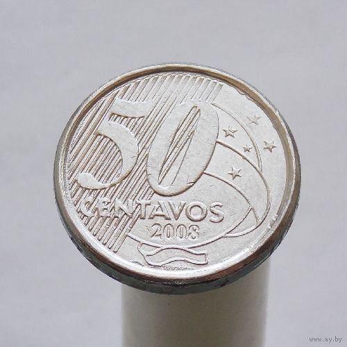Бразилия 50 сентаво 2008