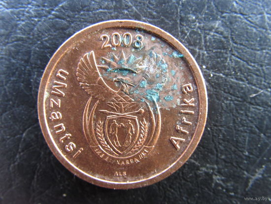 ЮАР. 5 центов. 2008 . С 20 копеек. Распродажа коллекции. Смотрите другие лоты.