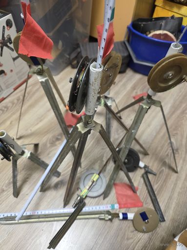 Жерлицы зимние оснащённые для рыбалки