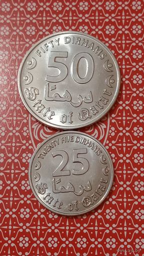 Катар 25,50 дирхам лот 2 штуки 2020